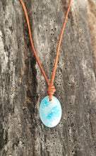 Load image into Gallery viewer, Adjustable Leather Keepsake Necklace
