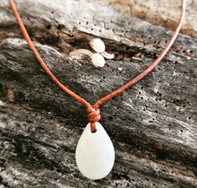 Load image into Gallery viewer, Adjustable Leather Keepsake Necklace