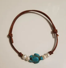 Load image into Gallery viewer, Sea Turtle Anklet - Adjustable