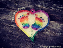 Load image into Gallery viewer, Tiny Toes Keychain / Rearview Mirror Hanger