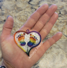 Load image into Gallery viewer, Tiny Toes Keychain / Rearview Mirror Hanger