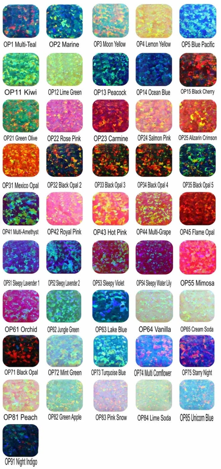 Opal Stone Opal Color Chart Opal Chart 302 Blue Opal Stone Stock