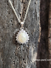Load image into Gallery viewer, Tear Halo Pendant & Neclace