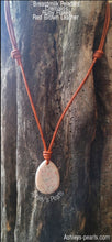 Load image into Gallery viewer, Adjustable Leather Keepsake Necklace