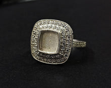 Load image into Gallery viewer, New Double Square Cushion - Sterling Silver