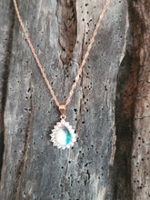 Load image into Gallery viewer, Tear Halo Pendant &amp; Neclace
