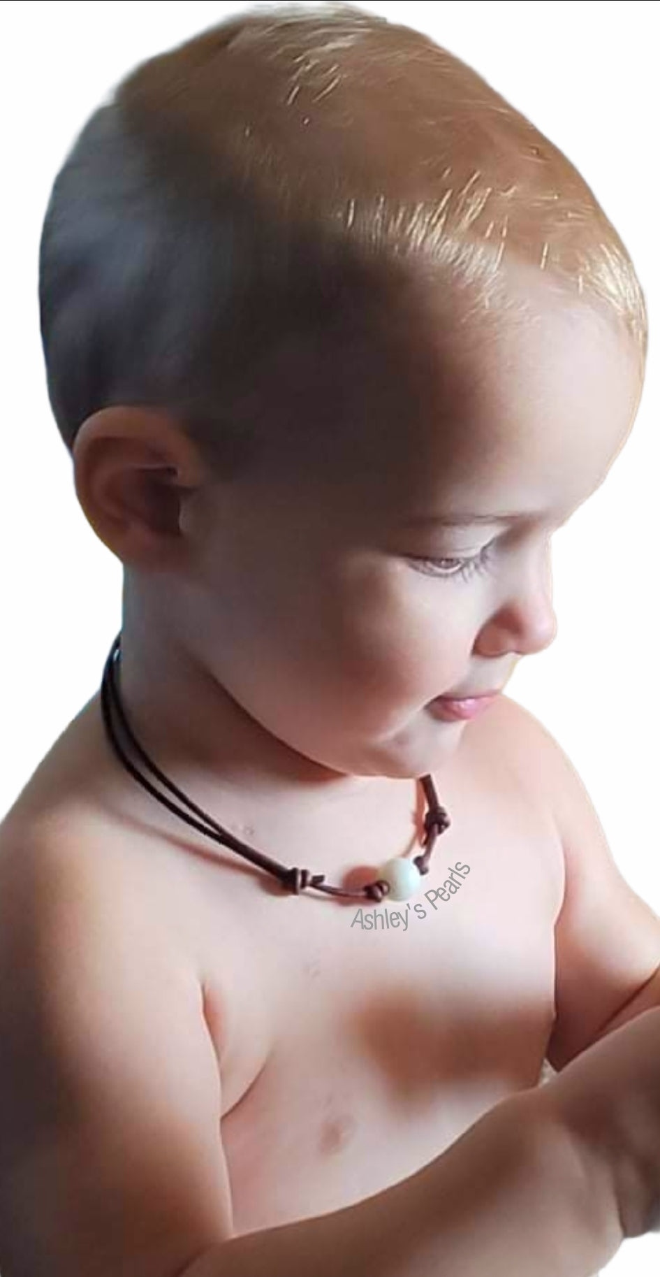 Kids Pearl , Adjustable Keepsake Necklace