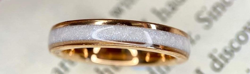 4mm Thin Inlay Band 14k